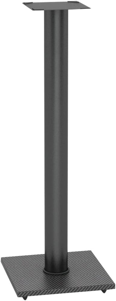 Atlantic Bookshelf Speaker Stands - Steel Construction, Pedestal Style & Built-in Wire Management, Support Bookshelf-Style Speakers up to 20 lbs. PN 77335799 - Black 2-Pack